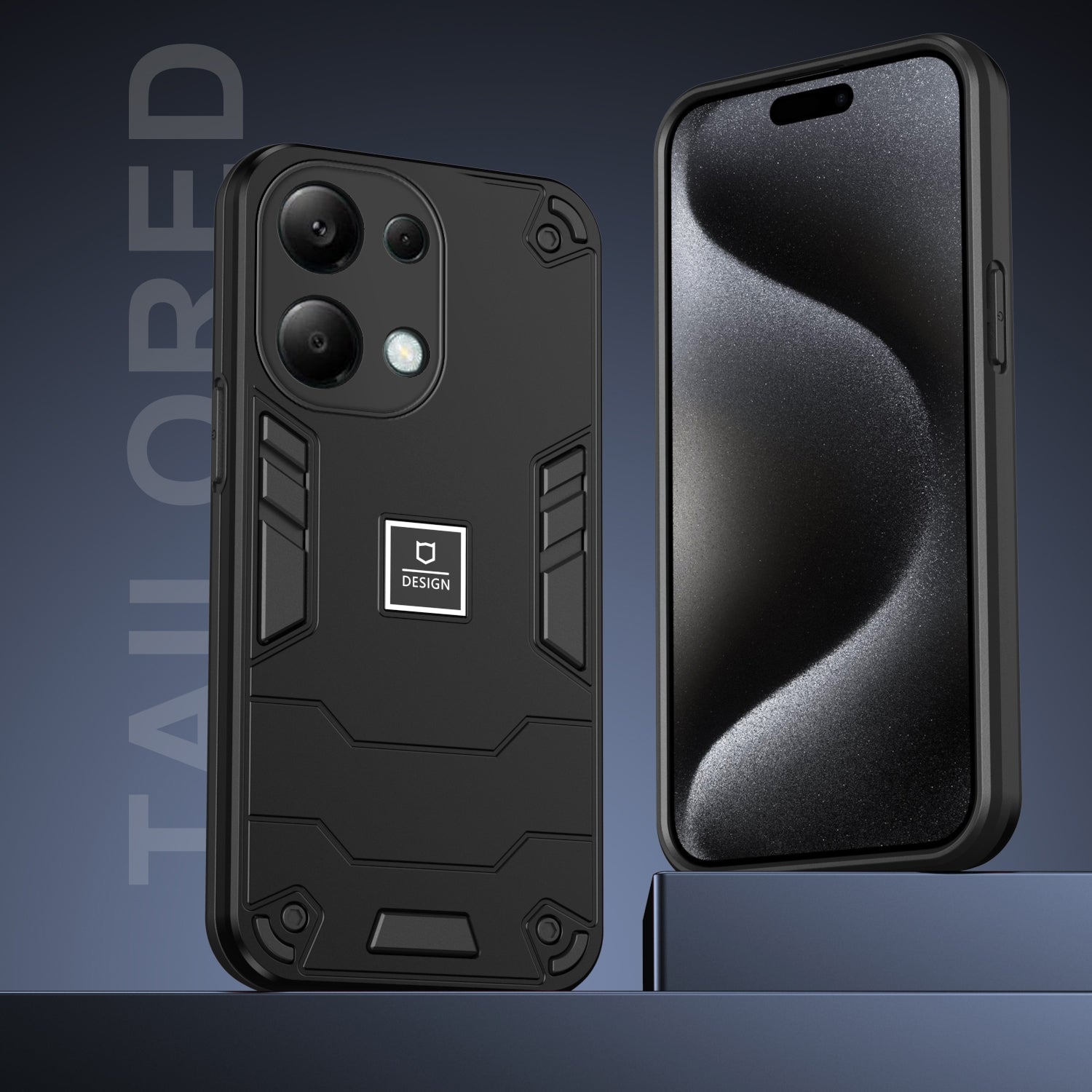 Xiaomi Redmi Note 13 Pro 4G Global Shockproof Case - Durable TPU+PC Material, Lightweight, Anti-Fall and Anti-Bump Design, Fashionable Phone Protection-buycases.co.uk