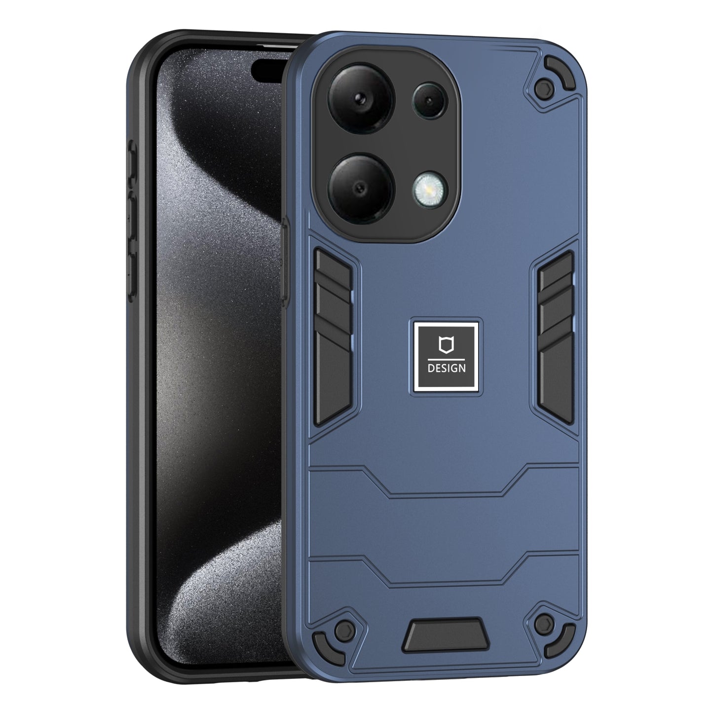 Xiaomi Redmi Note 13 Pro 4G Global Shockproof Case - Durable TPU+PC Material, Lightweight, Anti-Fall and Anti-Bump Design, Fashionable Phone Protection-buycases.co.uk