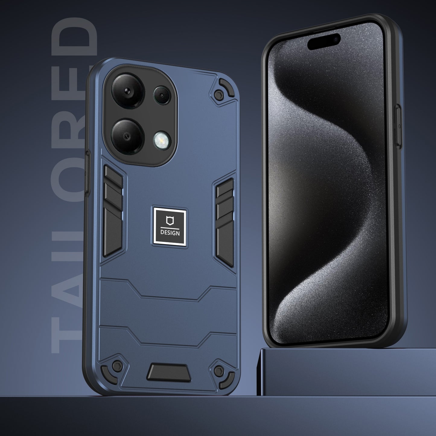 Xiaomi Redmi Note 13 Pro 4G Global Shockproof Case - Durable TPU+PC Material, Lightweight, Anti-Fall and Anti-Bump Design, Fashionable Phone Protection-buycases.co.uk