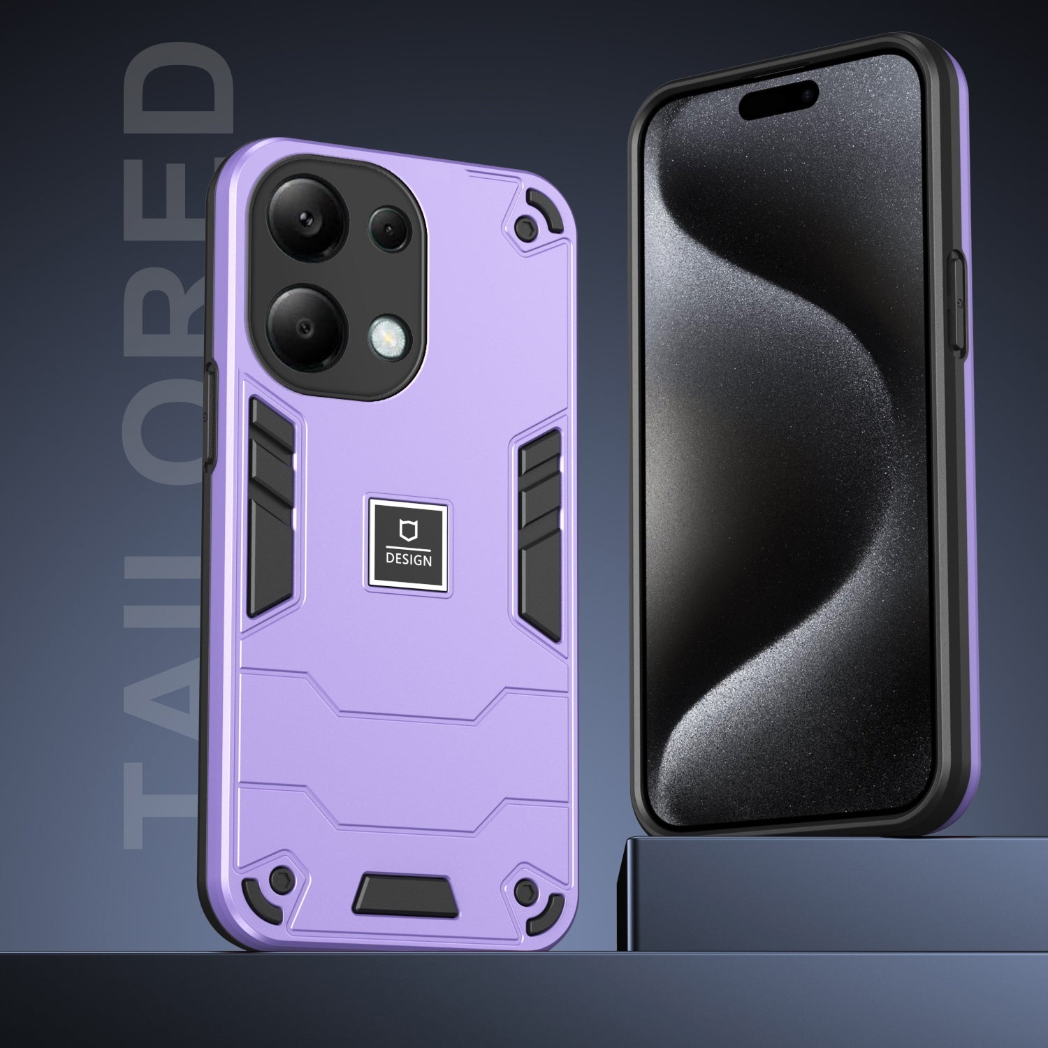 Xiaomi Redmi Note 13 Pro 4G Global Shockproof Case - Durable TPU+PC Material, Lightweight, Anti-Fall and Anti-Bump Design, Fashionable Phone Protection-buycases.co.uk