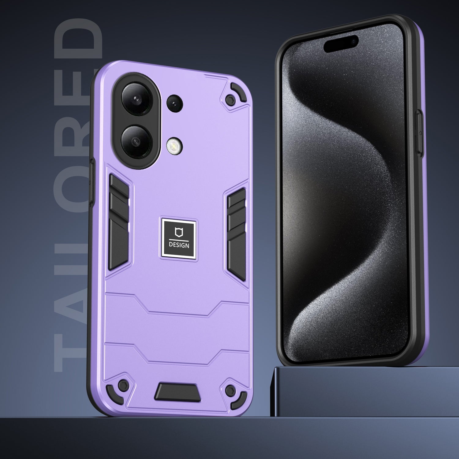 Xiaomi Redmi Note 13 4G Global Shockproof Case - Durable TPU+PC Material, Lightweight, Anti-Fall and Anti-Bump Design, Fashionable Phone Protection-buycases.co.uk