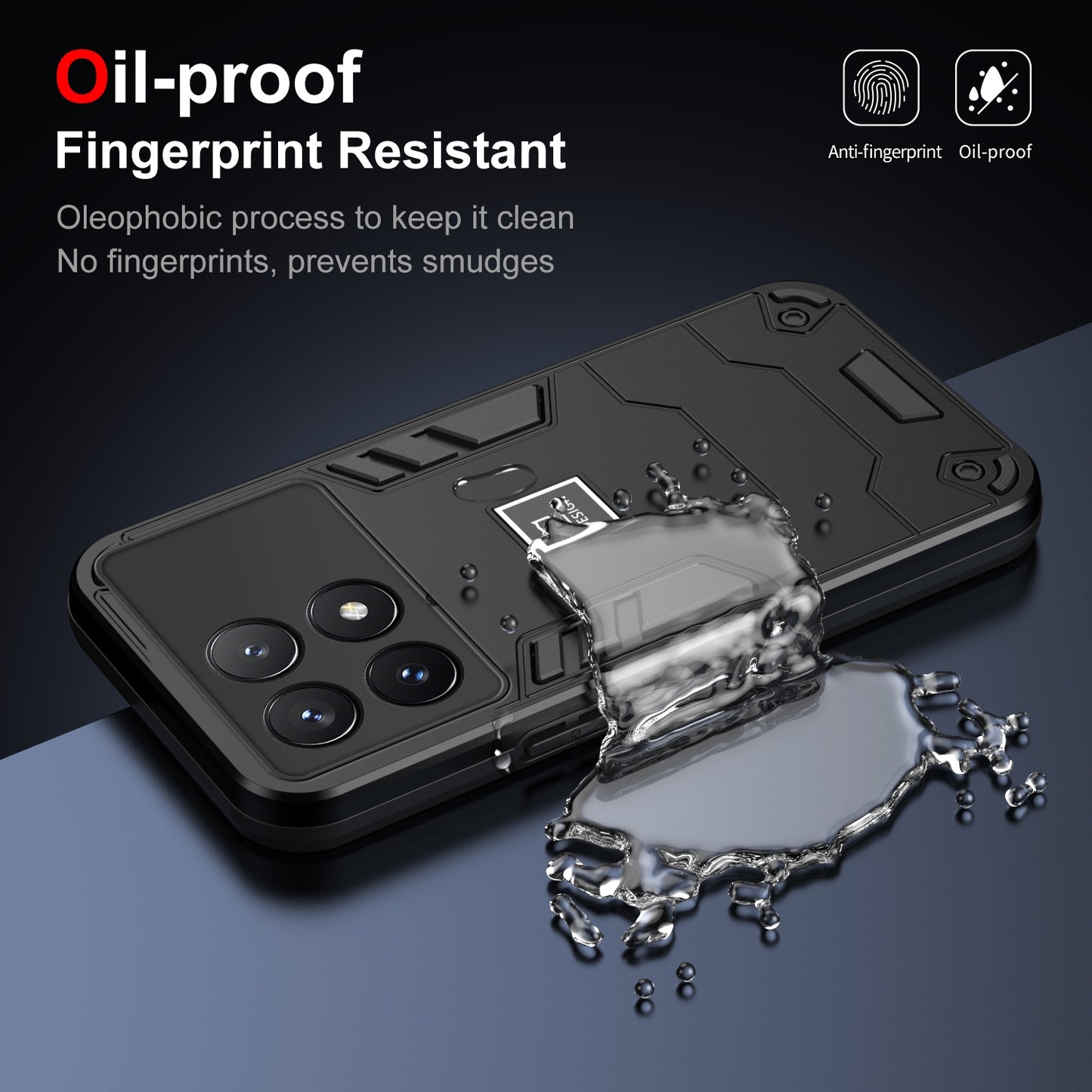 Xiaomi Poco X6 Pro 5G Shockproof Case - Durable TPU+PC Material, Lightweight, Anti-Fall and Anti-Bump Design, Fashionable Phone Protection-buycases.co.uk