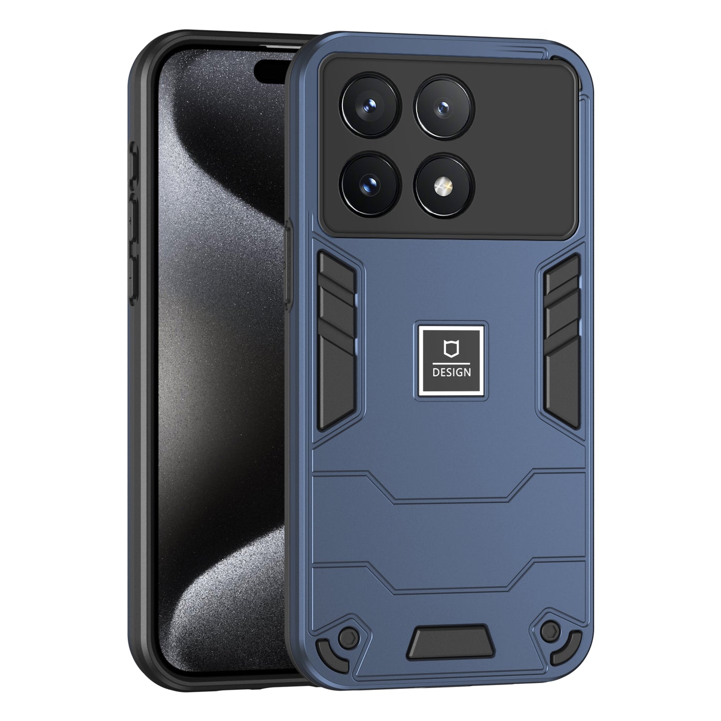 Xiaomi Poco X6 Pro 5G Shockproof Case - Durable TPU+PC Material, Lightweight, Anti-Fall and Anti-Bump Design, Fashionable Phone Protection-buycases.co.uk