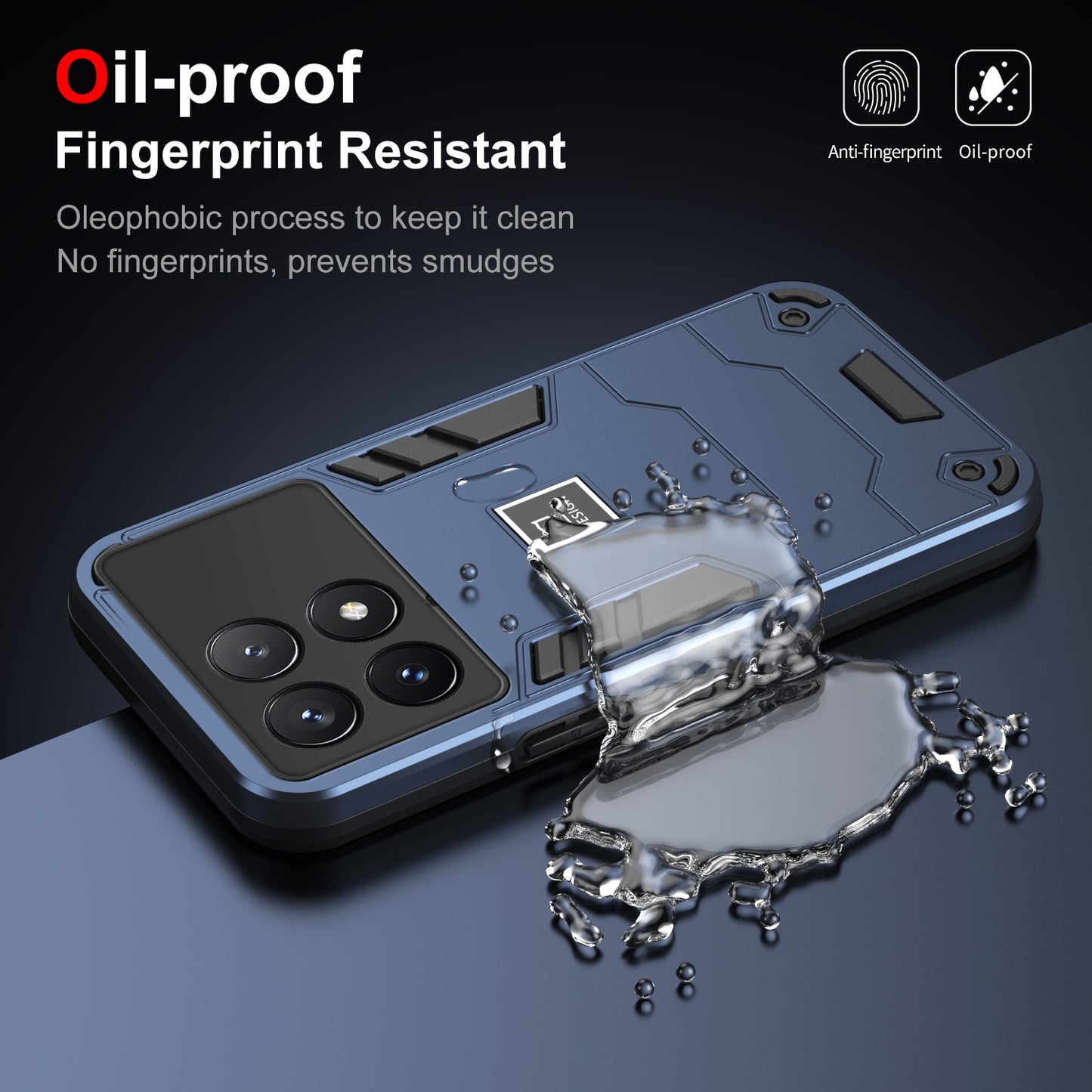 Xiaomi Poco X6 Pro 5G Shockproof Case - Durable TPU+PC Material, Lightweight, Anti-Fall and Anti-Bump Design, Fashionable Phone Protection-buycases.co.uk