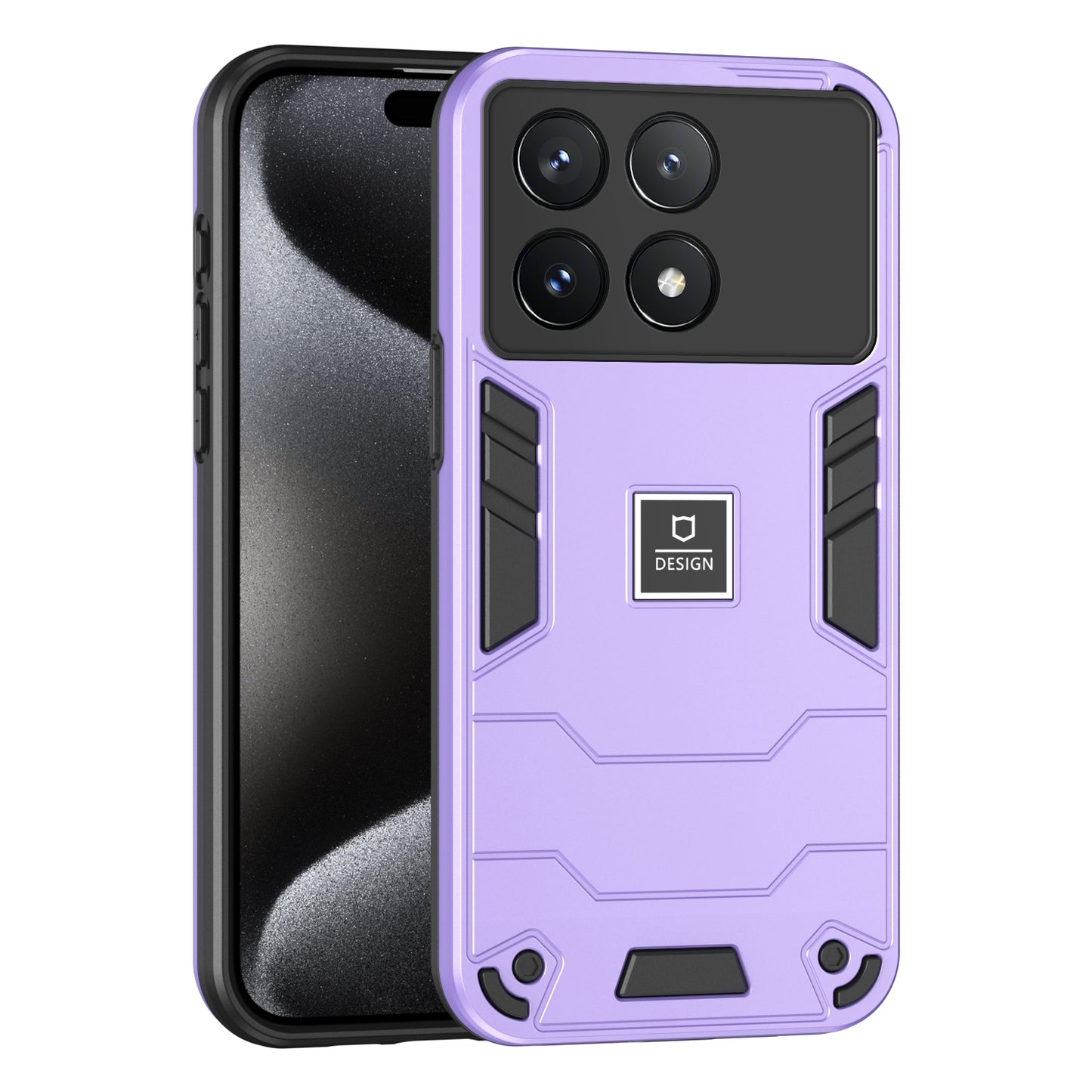 Xiaomi Poco X6 Pro 5G Shockproof Case - Durable TPU+PC Material, Lightweight, Anti-Fall and Anti-Bump Design, Fashionable Phone Protection-buycases.co.uk