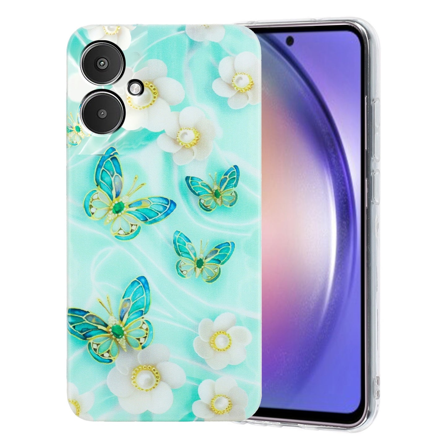 Xiaomi Redmi 13C 4G TPU Phone Case - Artistic Butterfly, Floral, and Cat Designs with Full Protection & Precise Cutouts-buycases.co.uk