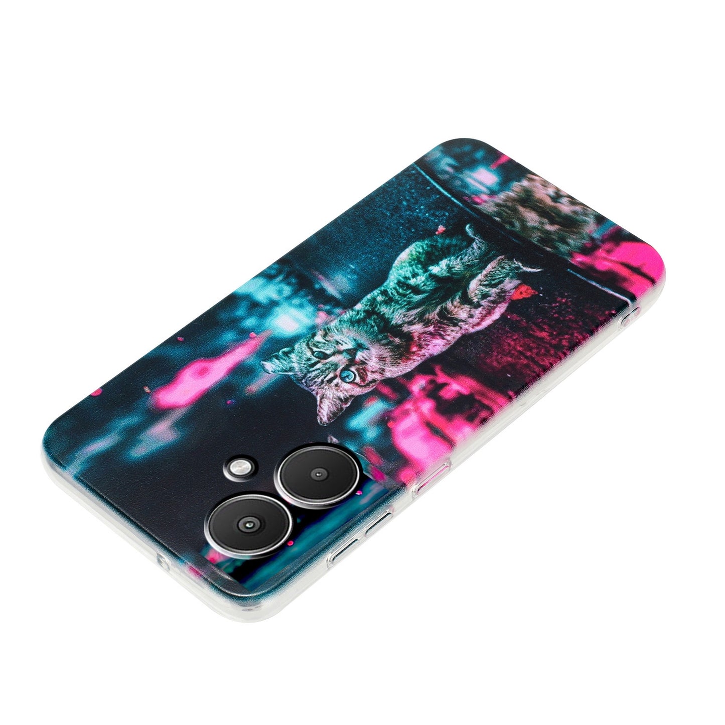 Xiaomi Redmi 13C 4G TPU Phone Case - Artistic Butterfly, Floral, and Cat Designs with Full Protection & Precise Cutouts-buycases.co.uk