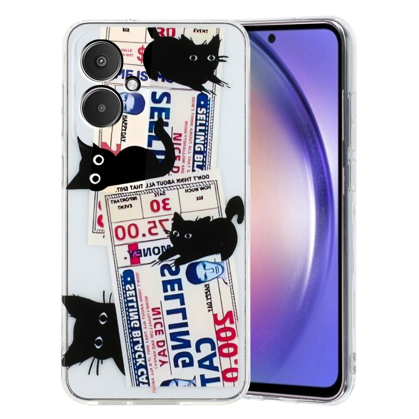 Xiaomi Redmi 13C 4G TPU Phone Case - Artistic Butterfly, Floral, and Cat Designs with Full Protection & Precise Cutouts-buycases.co.uk