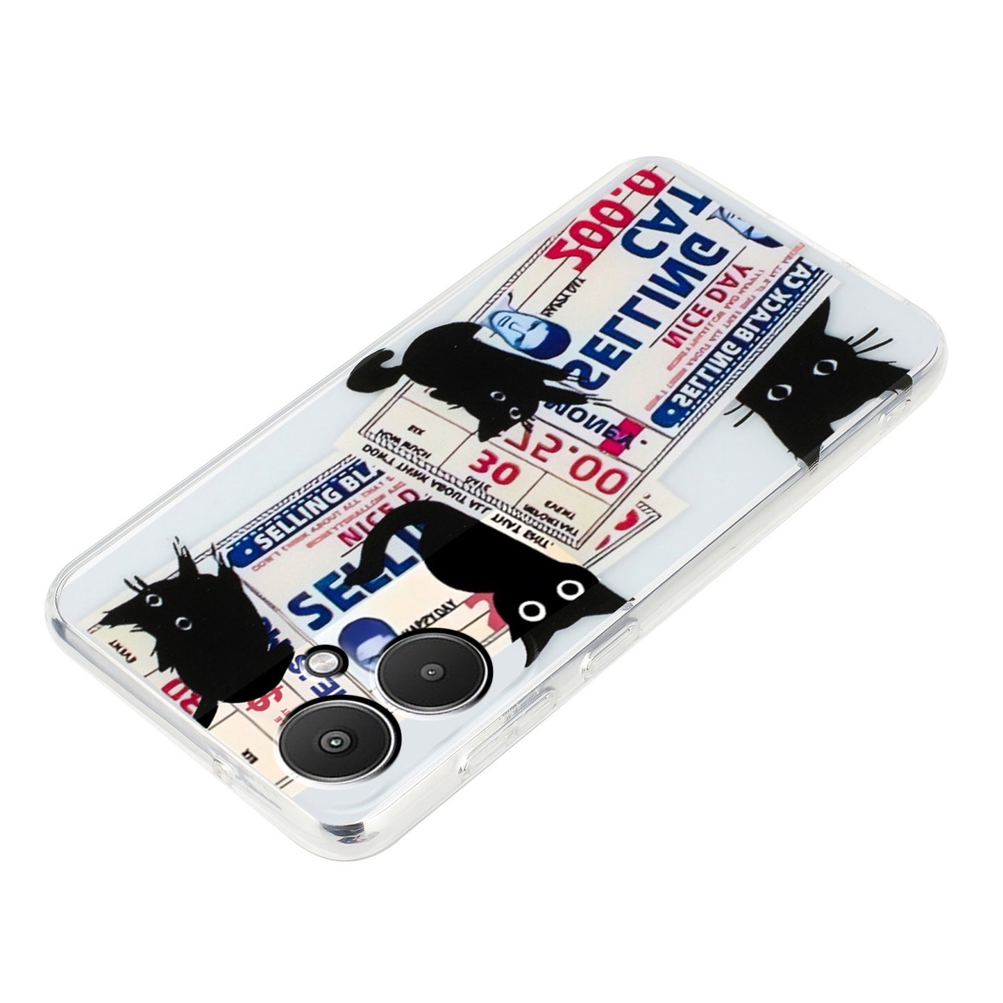 Xiaomi Redmi 13C 4G TPU Phone Case - Artistic Butterfly, Floral, and Cat Designs with Full Protection & Precise Cutouts-buycases.co.uk