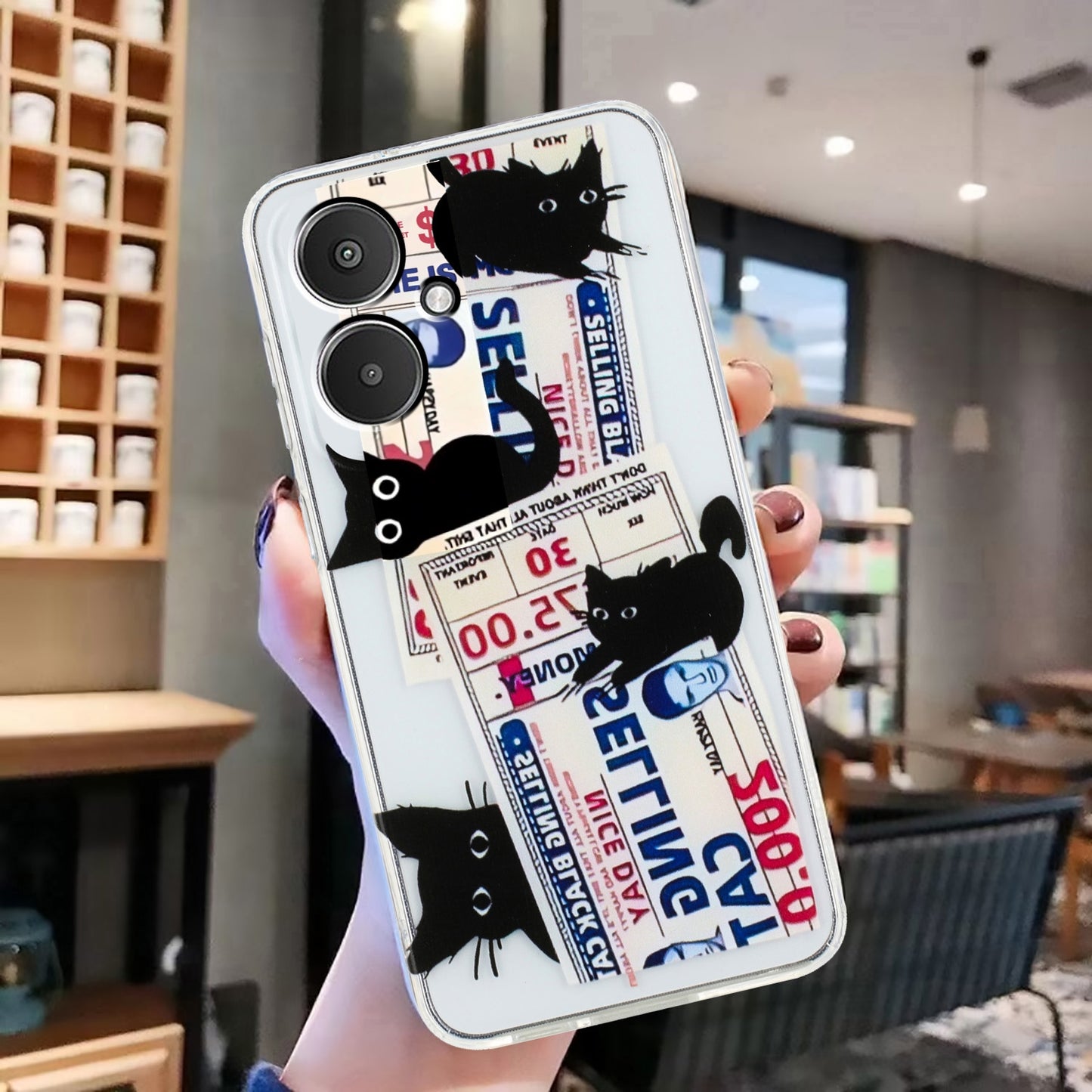 Xiaomi Redmi 13C 4G TPU Phone Case - Artistic Butterfly, Floral, and Cat Designs with Full Protection & Precise Cutouts-buycases.co.uk