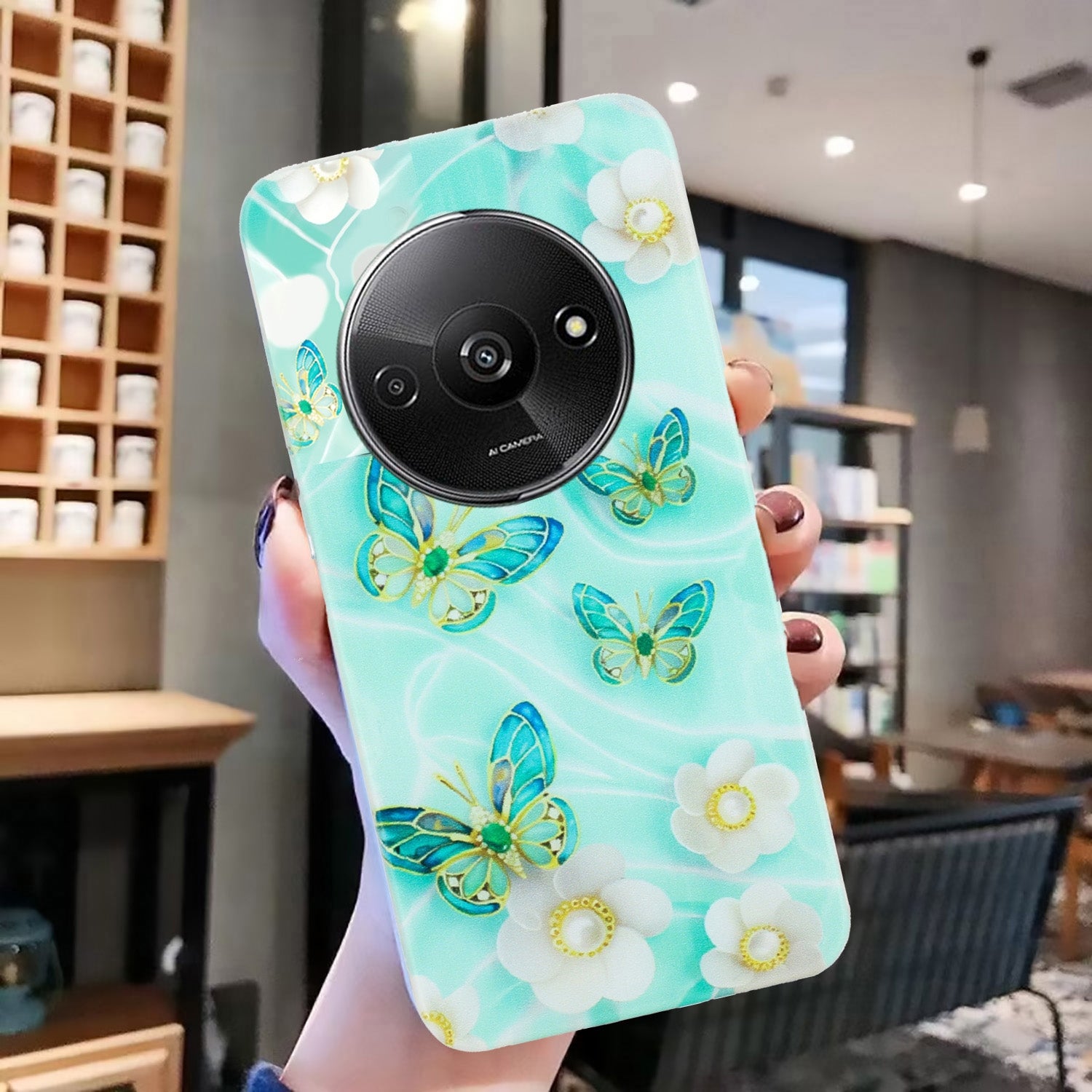 Xiaomi Redmi A3 TPU Phone Case - Artistic Butterfly, Floral, and Cat Designs with Full Protection & Precise Cutouts-buycases.co.uk