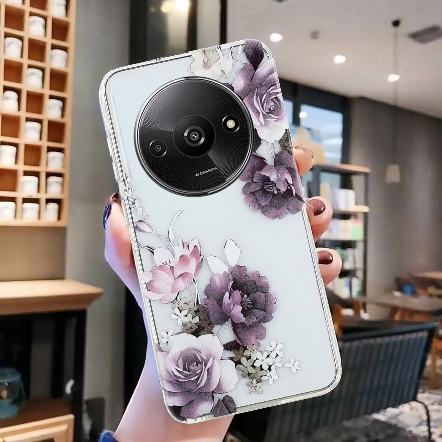 Xiaomi Redmi A3 TPU Phone Case - Artistic Butterfly, Floral, and Cat Designs with Full Protection & Precise Cutouts-buycases.co.uk