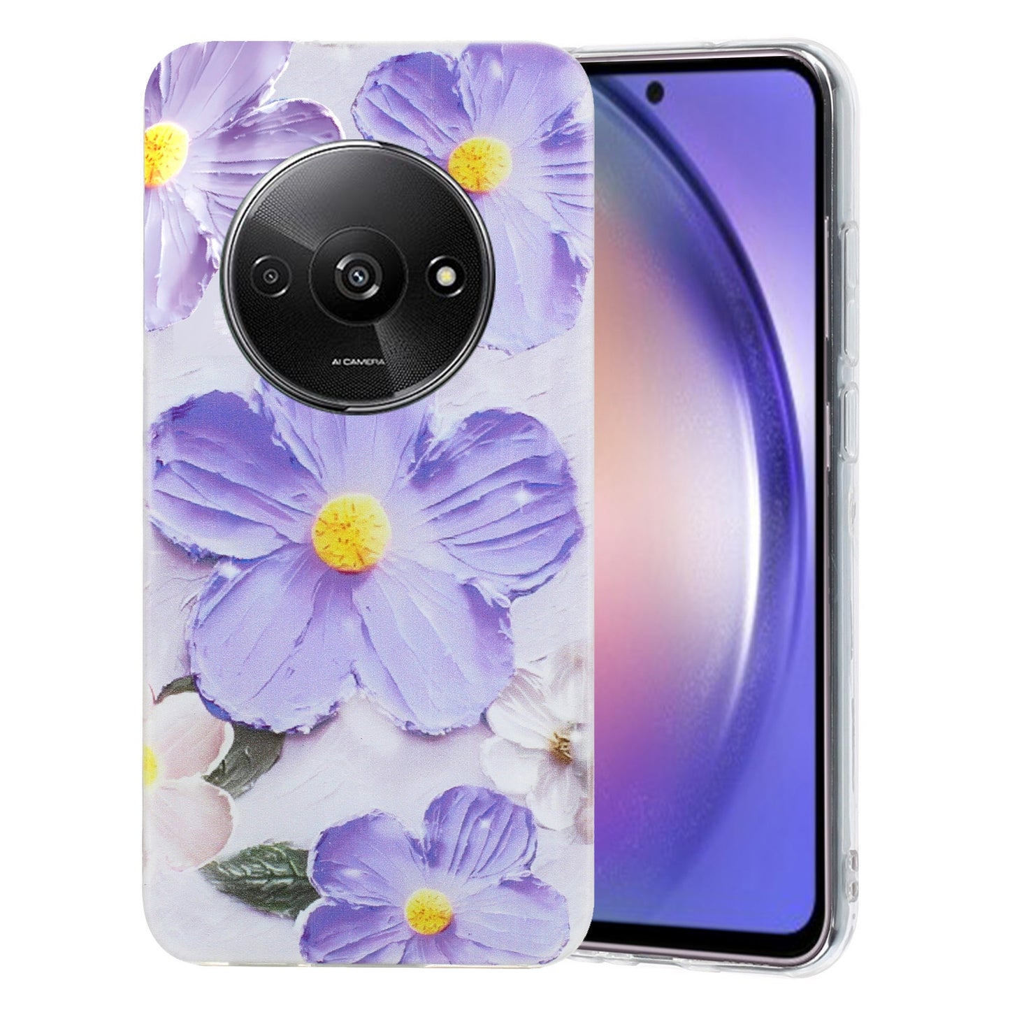 Xiaomi Redmi A3 TPU Phone Case - Artistic Butterfly, Floral, and Cat Designs with Full Protection & Precise Cutouts-buycases.co.uk