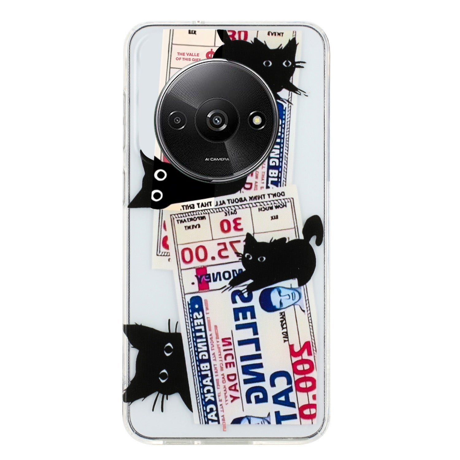 Xiaomi Redmi A3 TPU Phone Case - Artistic Butterfly, Floral, and Cat Designs with Full Protection & Precise Cutouts-buycases.co.uk