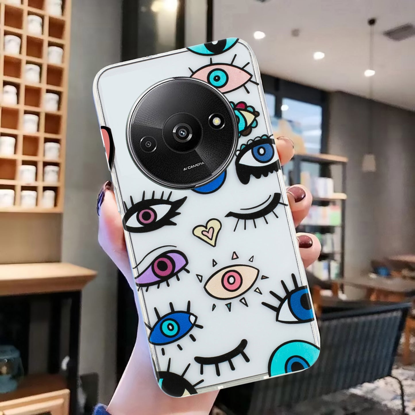 Xiaomi Redmi A3 TPU Phone Case - Artistic Butterfly, Floral, and Cat Designs with Full Protection & Precise Cutouts-buycases.co.uk