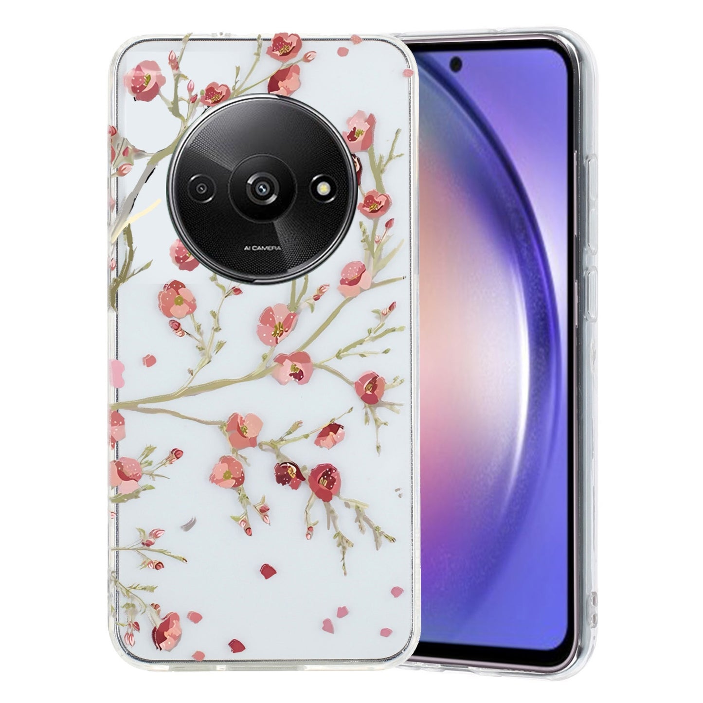 Xiaomi Redmi A3 TPU Phone Case - Artistic Butterfly, Floral, and Cat Designs with Full Protection & Precise Cutouts-buycases.co.uk