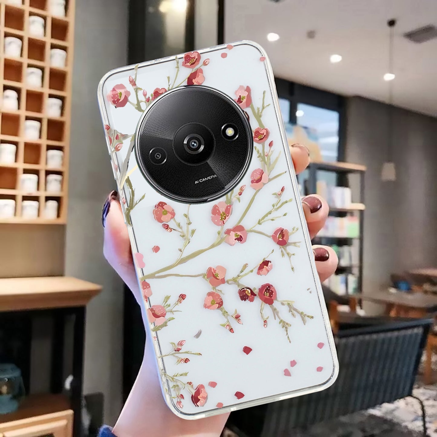 Xiaomi Redmi A3 TPU Phone Case - Artistic Butterfly, Floral, and Cat Designs with Full Protection & Precise Cutouts-buycases.co.uk