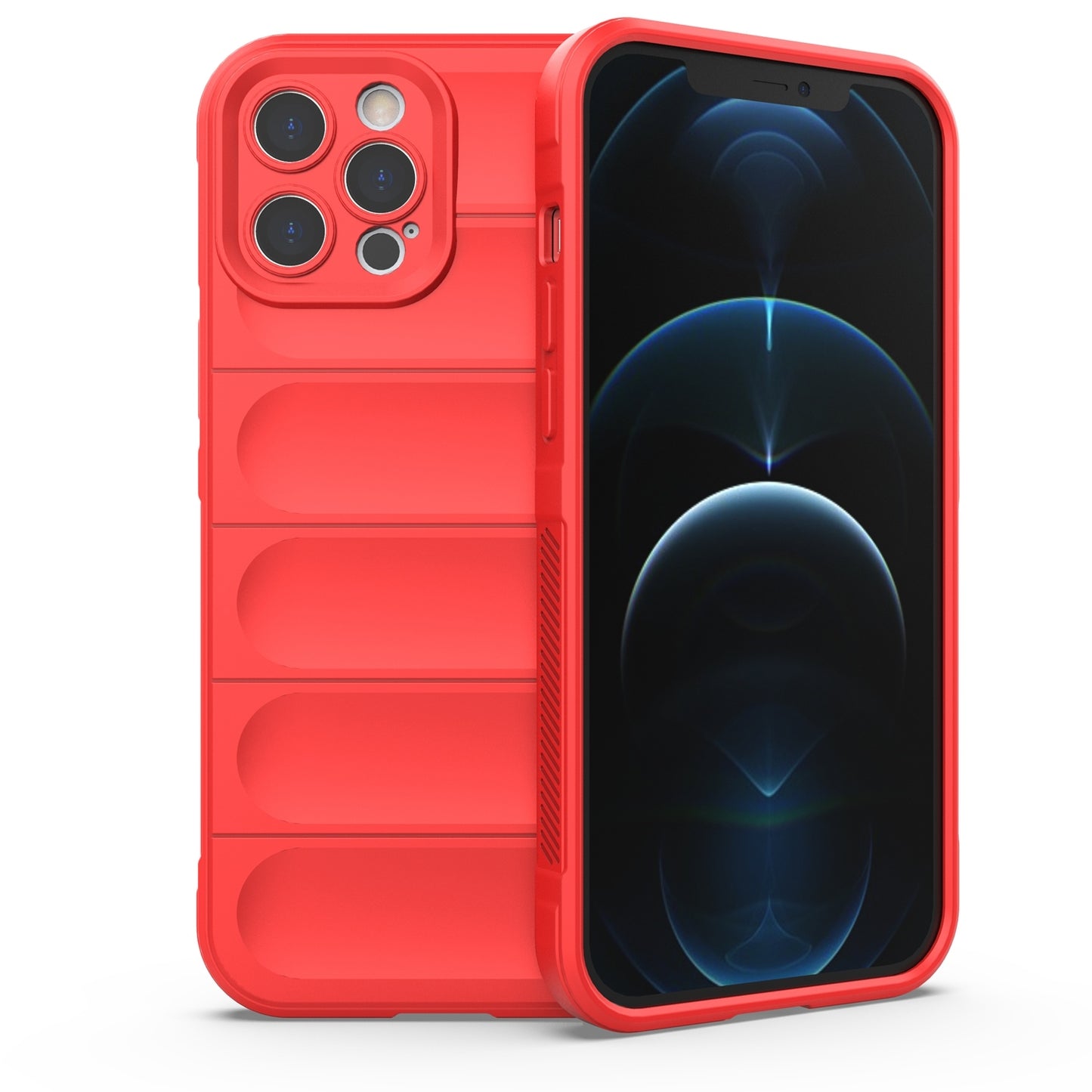 iPhone 12 Pro Max Magic Shield Phone Case – Durable TPU + Flannel, Stylish Protection, Brightly Coloured, Wear-Resistant-buycases.co.uk