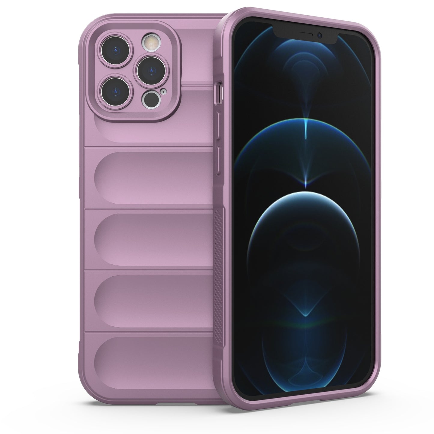 iPhone 12 Pro Max Magic Shield Phone Case – Durable TPU + Flannel, Stylish Protection, Brightly Coloured, Wear-Resistant-buycases.co.uk