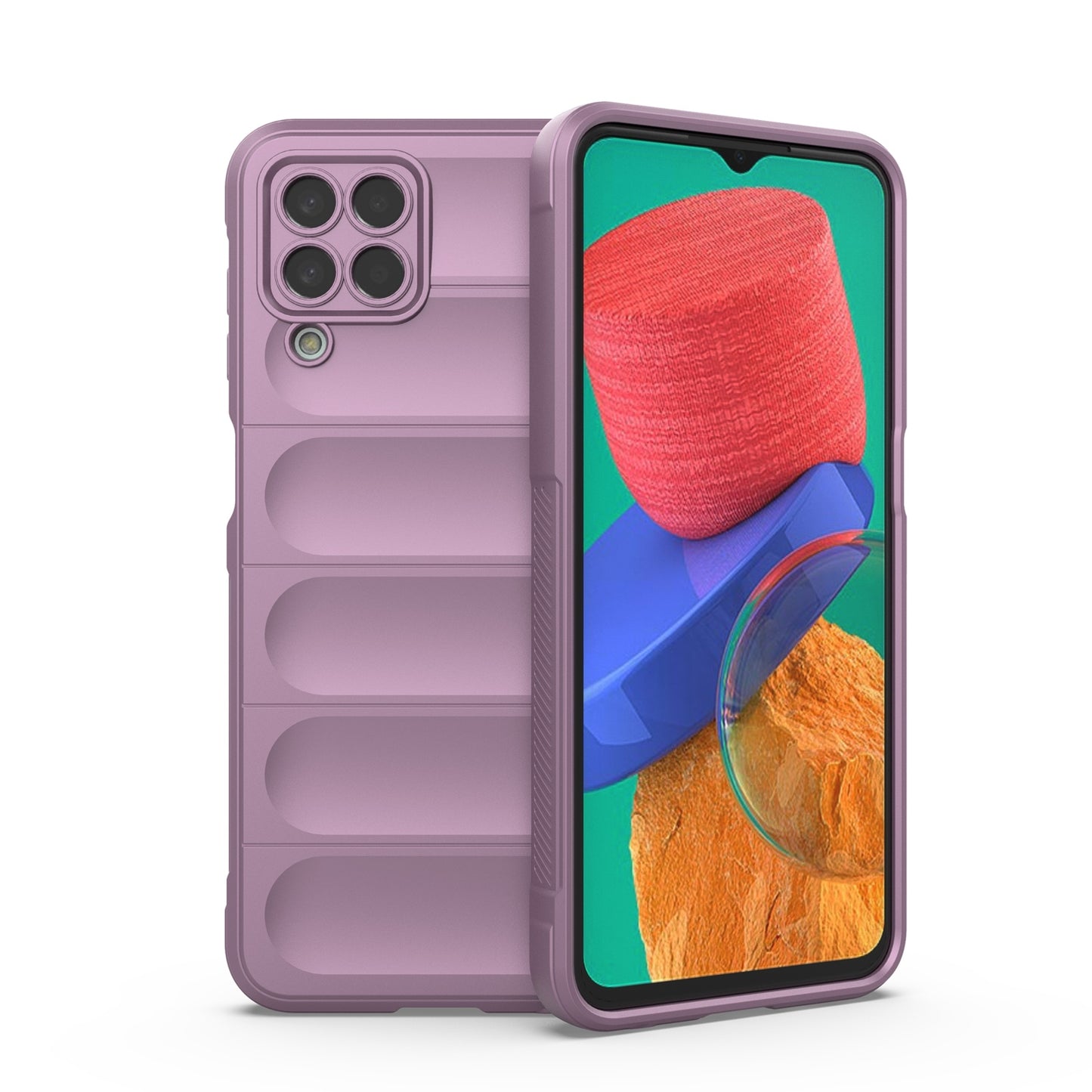 Samsung Galaxy M33 5G Magic Shield Phone Case – Durable TPU + Flannel, Stylish Protection, Brightly Coloured, Wear-Resistant-buycases.co.uk