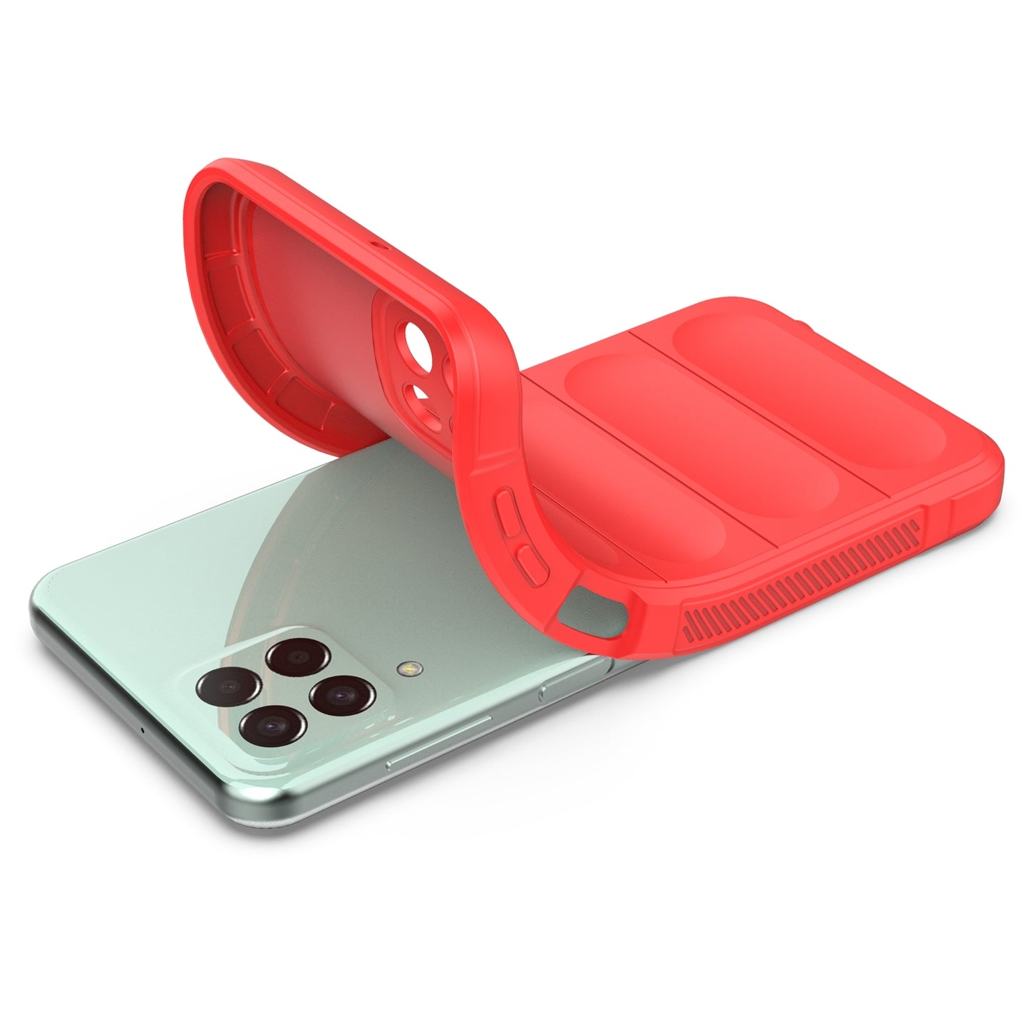 Samsung Galaxy M33 5G Magic Shield Phone Case – Durable TPU + Flannel, Stylish Protection, Brightly Coloured, Wear-Resistant-buycases.co.uk