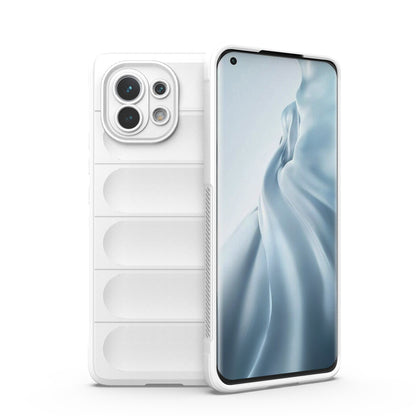 Xiaomi Mi 11 Magic Shield Phone Case – Durable TPU + Flannel, Stylish Protection, Brightly Coloured, Wear-Resistant-buycases.co.uk