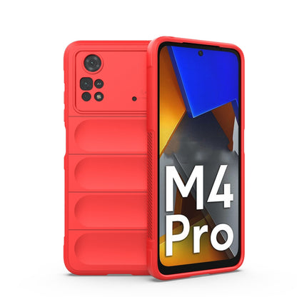 Xiaomi Poco M4 Pro 4G Magic Shield Phone Case – Durable TPU + Flannel, Stylish Protection, Brightly Coloured, Wear-Resistant-buycases.co.uk