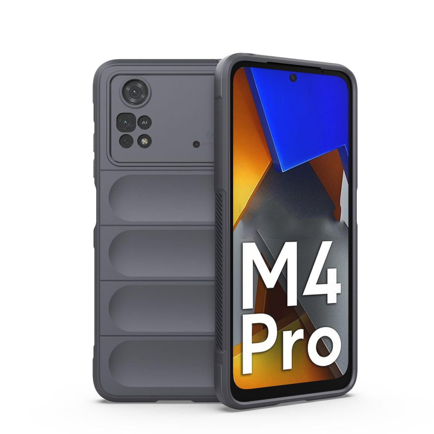 Xiaomi Poco M4 Pro 4G Magic Shield Phone Case – Durable TPU + Flannel, Stylish Protection, Brightly Coloured, Wear-Resistant-buycases.co.uk