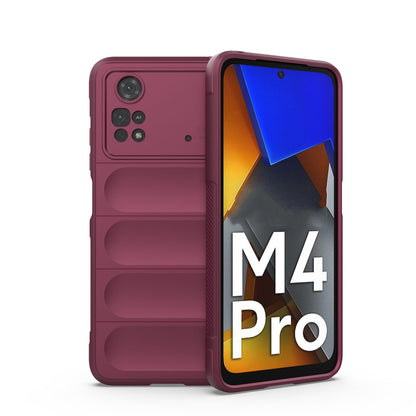 Xiaomi Poco M4 Pro 4G Magic Shield Phone Case – Durable TPU + Flannel, Stylish Protection, Brightly Coloured, Wear-Resistant-buycases.co.uk