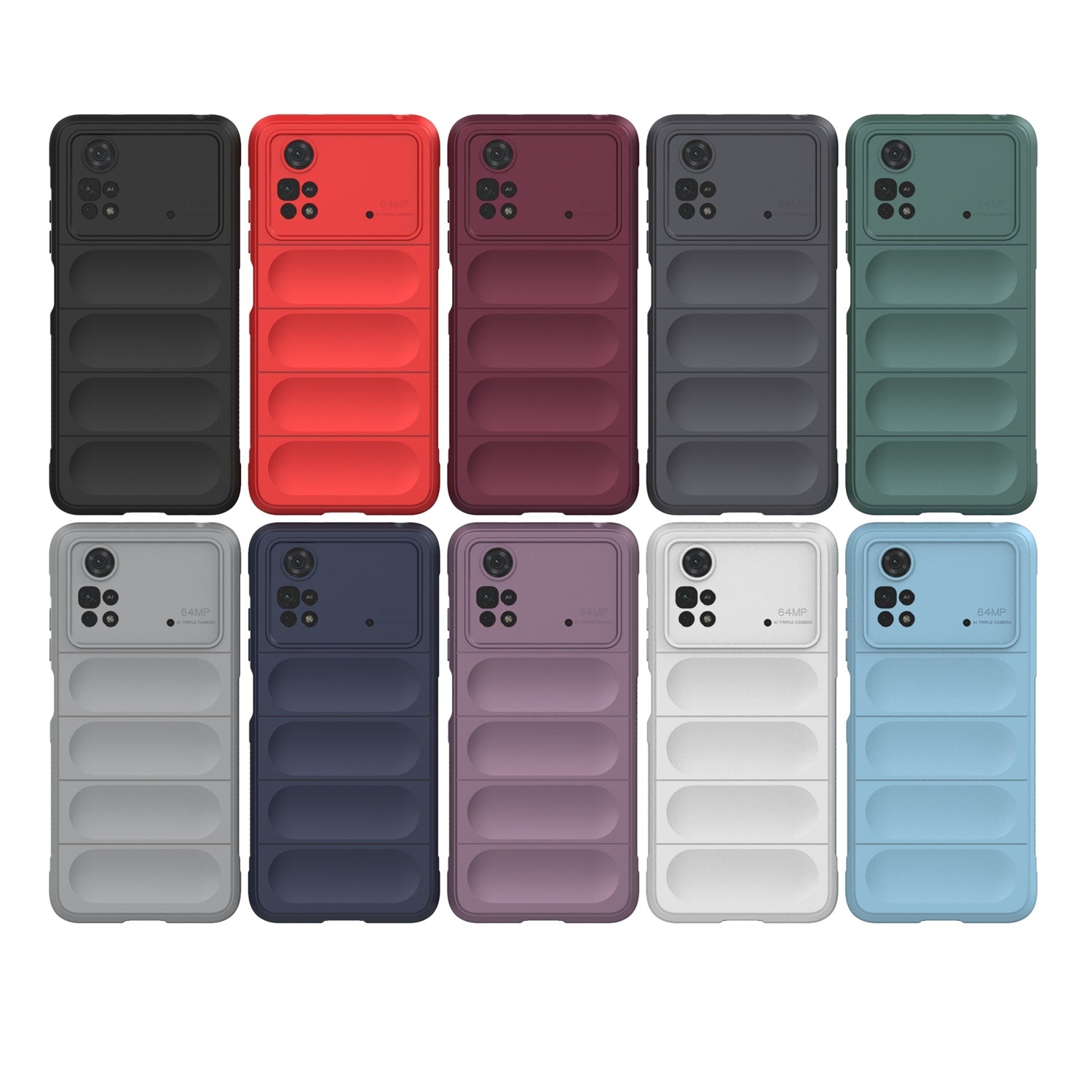 Xiaomi Poco M4 Pro 4G Magic Shield Phone Case – Durable TPU + Flannel, Stylish Protection, Brightly Coloured, Wear-Resistant-buycases.co.uk