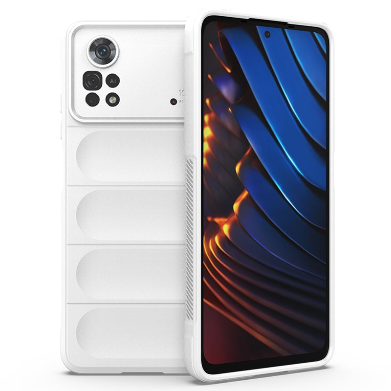 Xiaomi Poco X4 Pro 5G Magic Shield Phone Case - Durable TPU + Flannel, Stylish Protection, Brightly Coloured, Wear-Resistant-buycases.co.uk