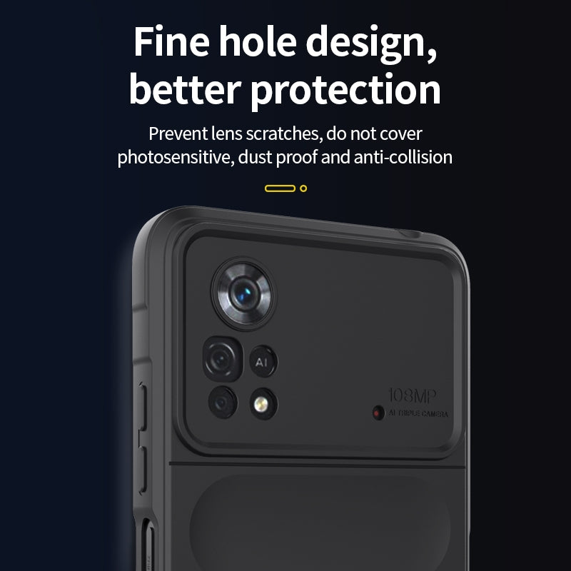 Xiaomi Poco X4 Pro 5G Magic Shield Phone Case - Durable TPU + Flannel, Stylish Protection, Brightly Coloured, Wear-Resistant-buycases.co.uk