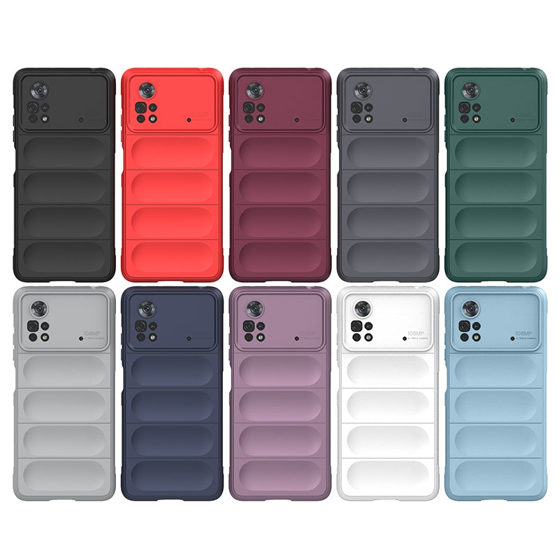 Xiaomi Poco X4 Pro 5G Magic Shield Phone Case - Durable TPU + Flannel, Stylish Protection, Brightly Coloured, Wear-Resistant-buycases.co.uk