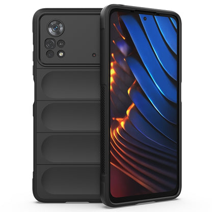 Xiaomi Poco X4 Pro 5G Magic Shield Phone Case - Durable TPU + Flannel, Stylish Protection, Brightly Coloured, Wear-Resistant-buycases.co.uk
