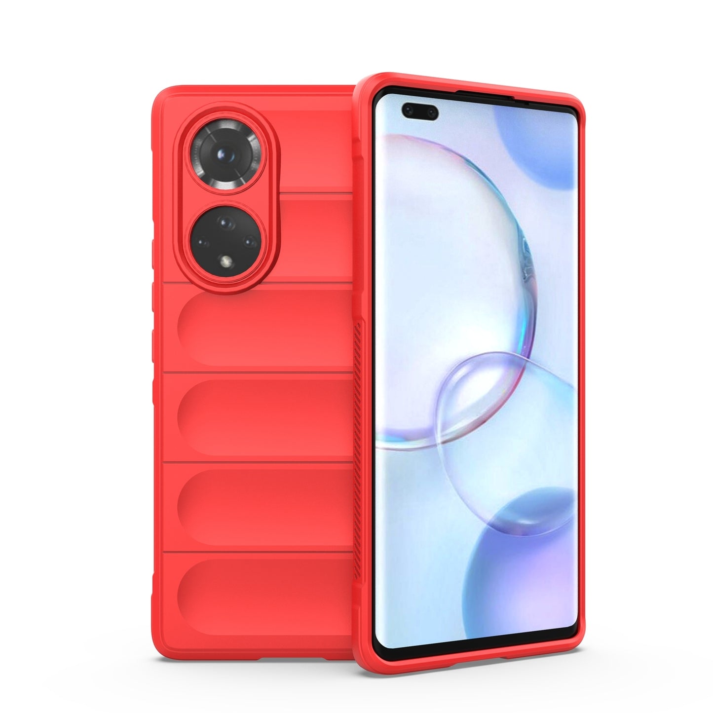 Huawei Nova 9 Pro Magic Shield Phone Case - Durable TPU + Flannel, Stylish Protection, Brightly Coloured, Wear-Resistant-buycases.co.uk