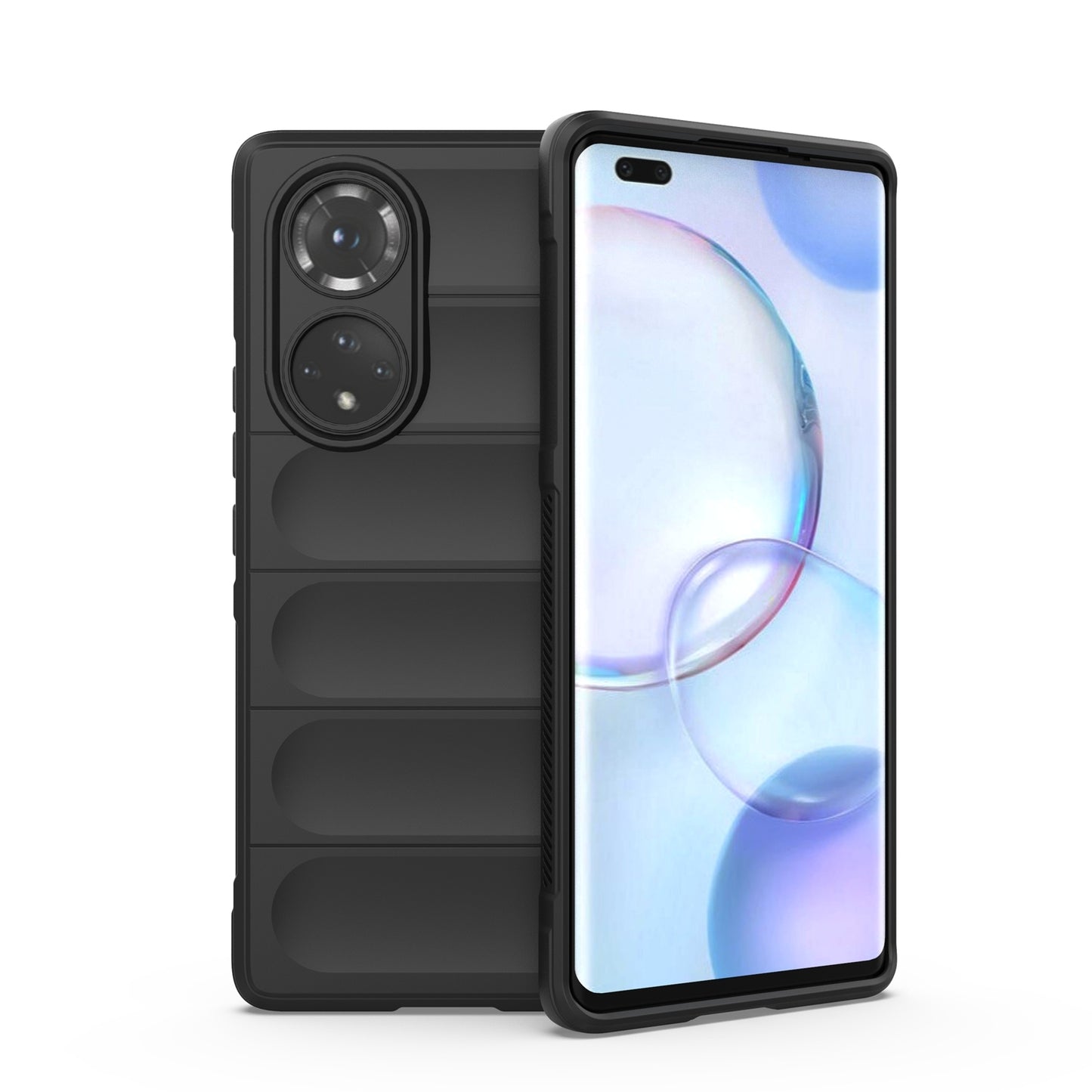 Honor 50 Pro Magic Shield Phone Case - Durable TPU + Flannel, Stylish Protection, Brightly Coloured, Wear-Resistant-buycases.co.uk