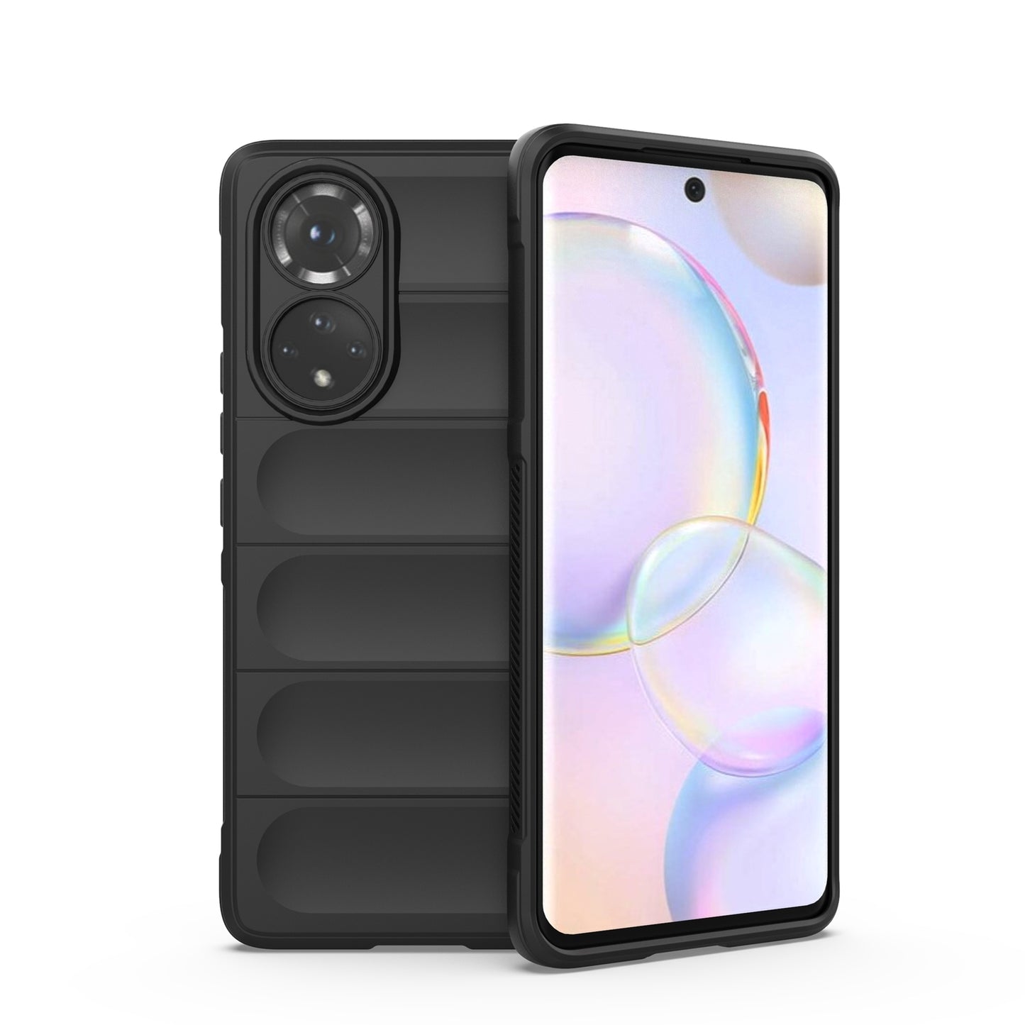 Huawei Nova 9 Magic Shield Phone Case - Durable TPU + Flannel, Stylish Protection, Brightly Coloured, Wear-Resistant-buycases.co.uk