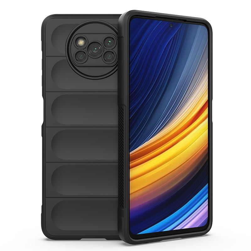 Xiaomi Poco X3 NFC Magic Shield Phone Case – Durable TPU + Flannel, Stylish Protection, Brightly Coloured, Wear-Resistant-buycases.co.uk