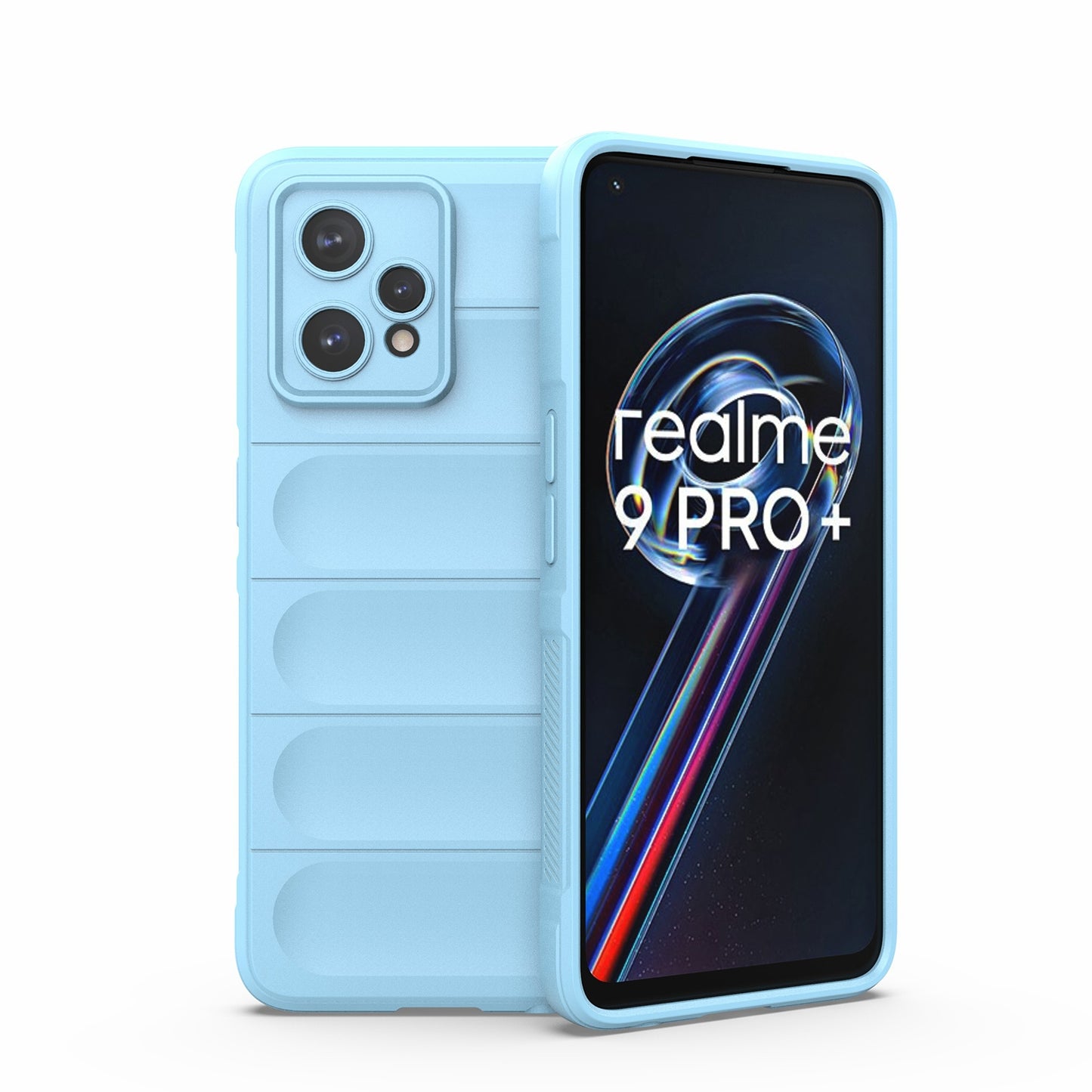 OPPO Realme 9 Pro+ Magic Shield Phone Case – Durable TPU + Flannel, Stylish Protection, Brightly Coloured, Wear-Resistant-buycases.co.uk