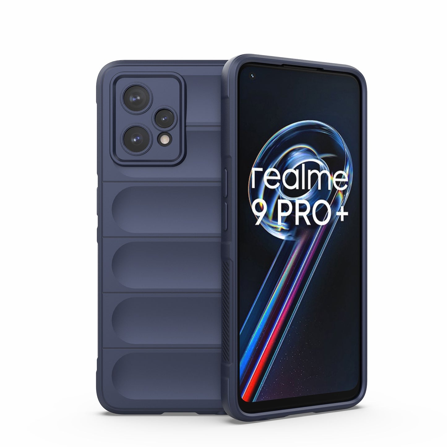 OPPO Realme 9 Pro+ Magic Shield Phone Case – Durable TPU + Flannel, Stylish Protection, Brightly Coloured, Wear-Resistant-buycases.co.uk