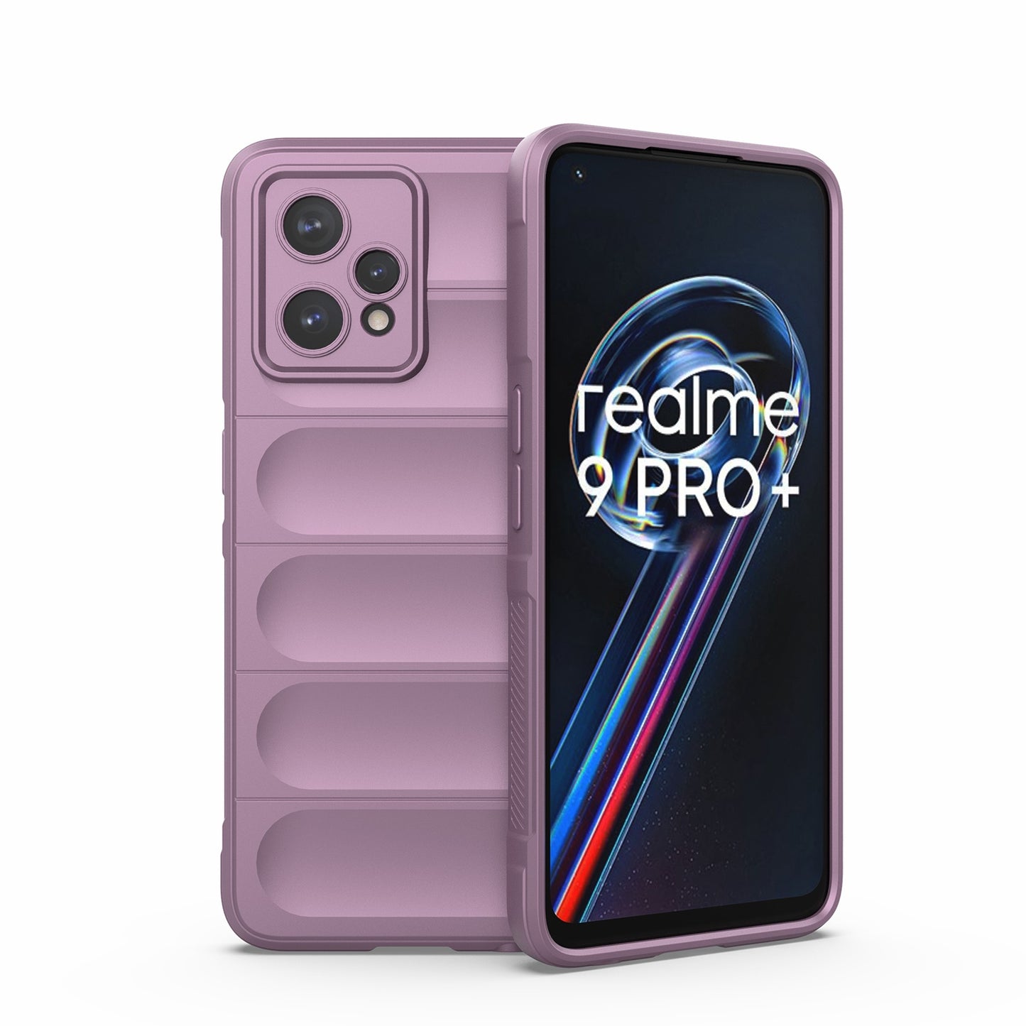 OPPO Realme 9 Pro+ Magic Shield Phone Case – Durable TPU + Flannel, Stylish Protection, Brightly Coloured, Wear-Resistant-buycases.co.uk