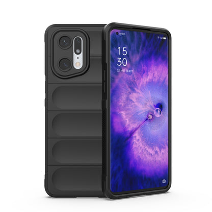 OPPO Find X5 Pro Magic Shield Phone Case – Durable TPU + Flannel, Stylish Protection, Brightly Coloured, Wear-Resistant-buycases.co.uk