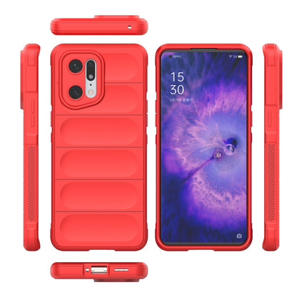 OPPO Find X5 Pro Magic Shield Phone Case – Durable TPU + Flannel, Stylish Protection, Brightly Coloured, Wear-Resistant-buycases.co.uk