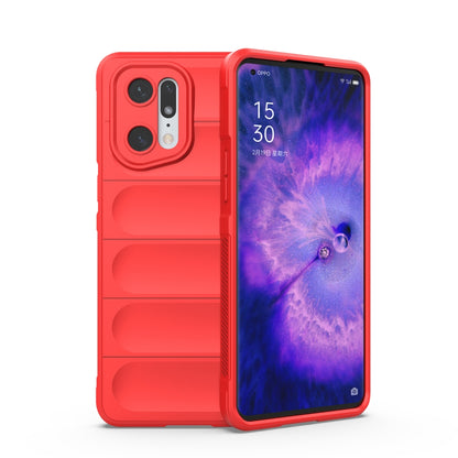 OPPO Find X5 Pro Magic Shield Phone Case – Durable TPU + Flannel, Stylish Protection, Brightly Coloured, Wear-Resistant-buycases.co.uk