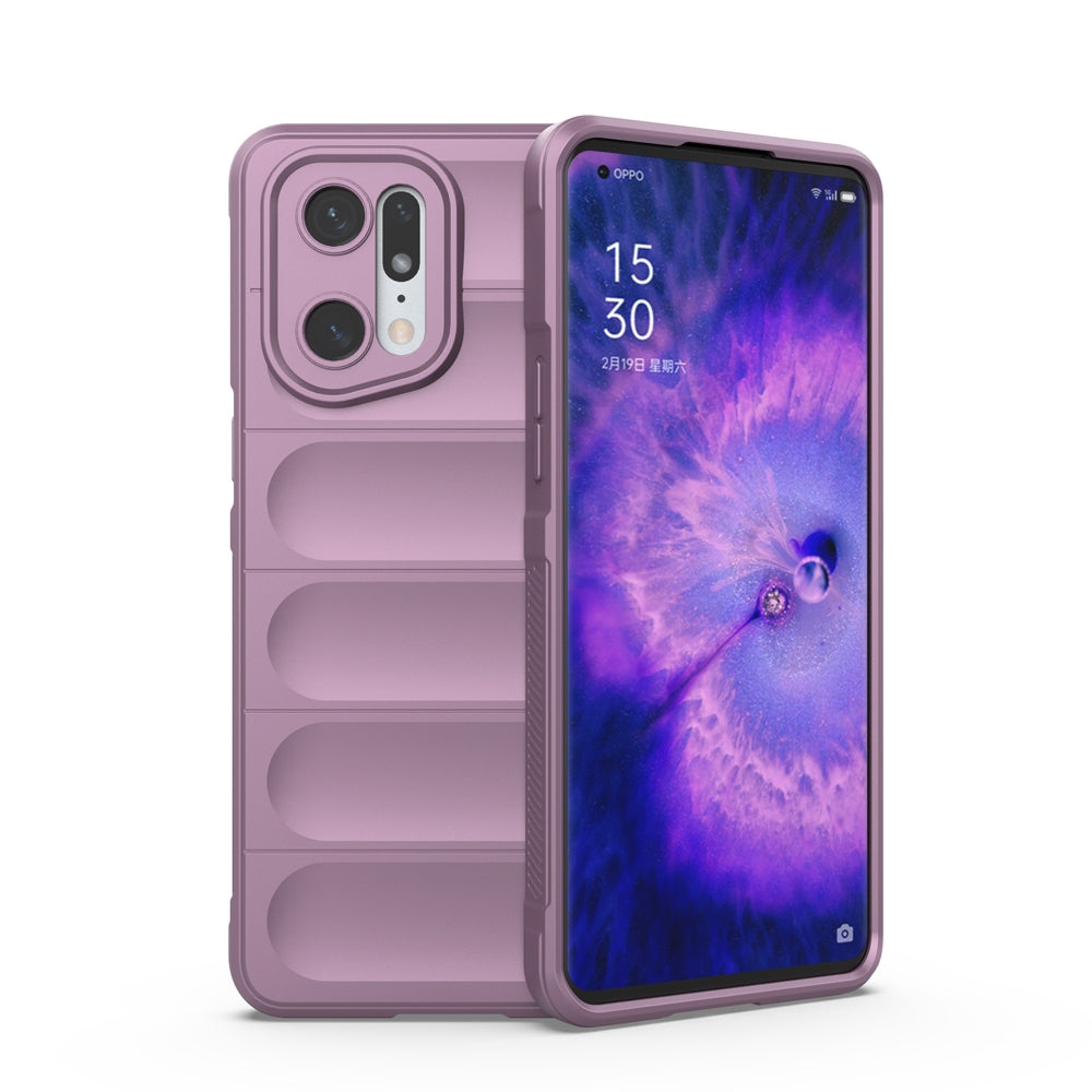 OPPO Find X5 Pro Magic Shield Phone Case – Durable TPU + Flannel, Stylish Protection, Brightly Coloured, Wear-Resistant-buycases.co.uk
