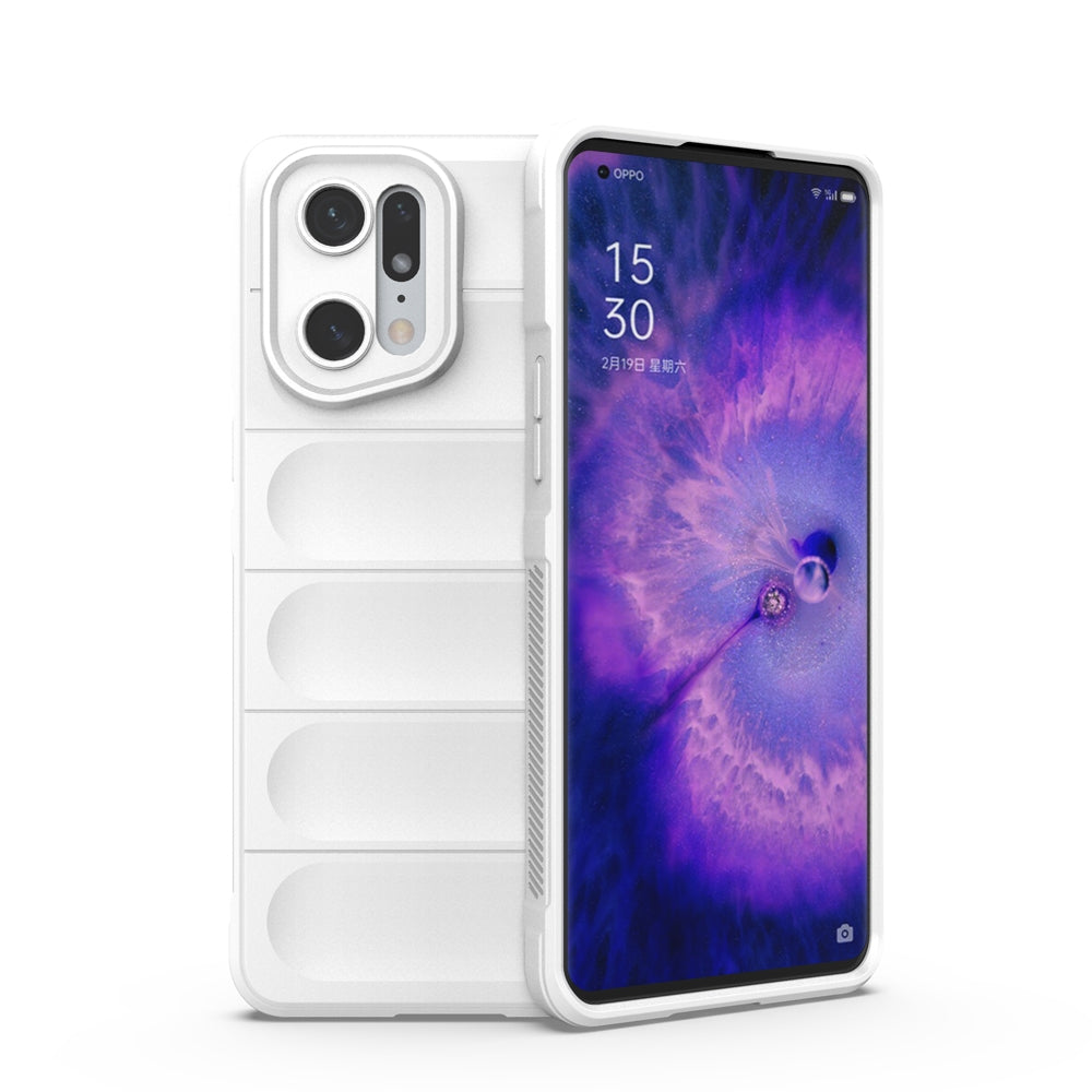 OPPO Find X5 Pro Magic Shield Phone Case – Durable TPU + Flannel, Stylish Protection, Brightly Coloured, Wear-Resistant-buycases.co.uk
