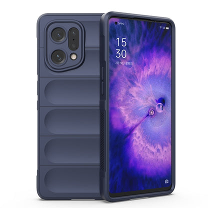 OPPO Find X5 Magic Shield Phone Case – Durable TPU + Flannel, Stylish Protection, Brightly Coloured, Wear-Resistant-buycases.co.uk