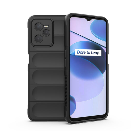 OPPO Realme C35 Magic Shield Phone Case – Durable TPU + Flannel, Stylish Protection, Brightly Coloured, Wear-Resistant-buycases.co.uk