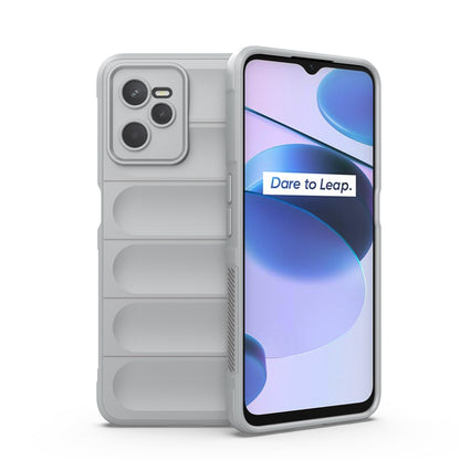 OPPO Realme C35 Magic Shield Phone Case – Durable TPU + Flannel, Stylish Protection, Brightly Coloured, Wear-Resistant-buycases.co.uk