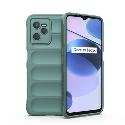 OPPO Realme C35 Magic Shield Phone Case – Durable TPU + Flannel, Stylish Protection, Brightly Coloured, Wear-Resistant-buycases.co.uk